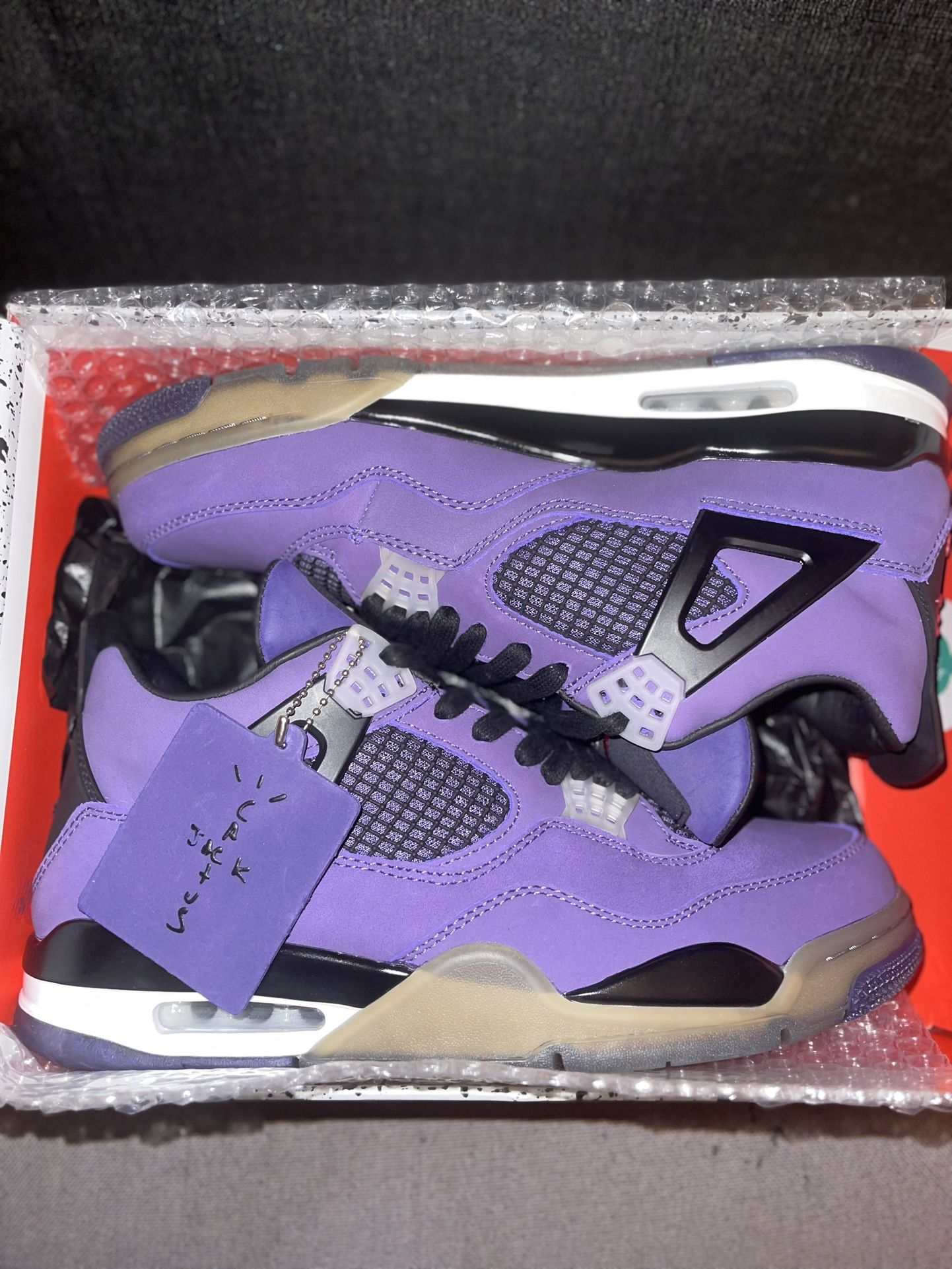 Brand New Air Jordan 4 Retro - TS F&F Cactus Jack Size 12