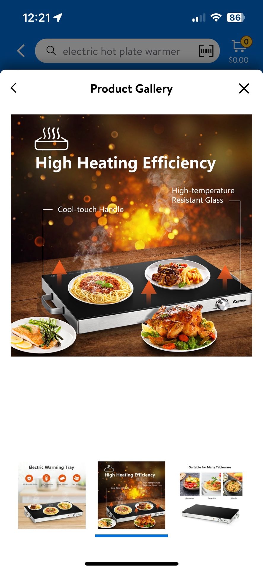 Electric Hot Warming Plate