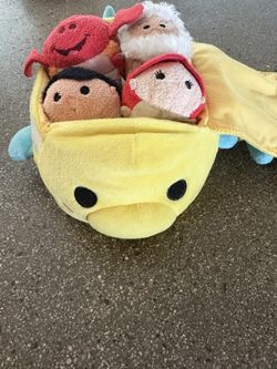 Tsum Tsum plush Set: Little Mermaid Used