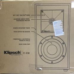 Klipsch R-41M Reference Monitor Speakers 