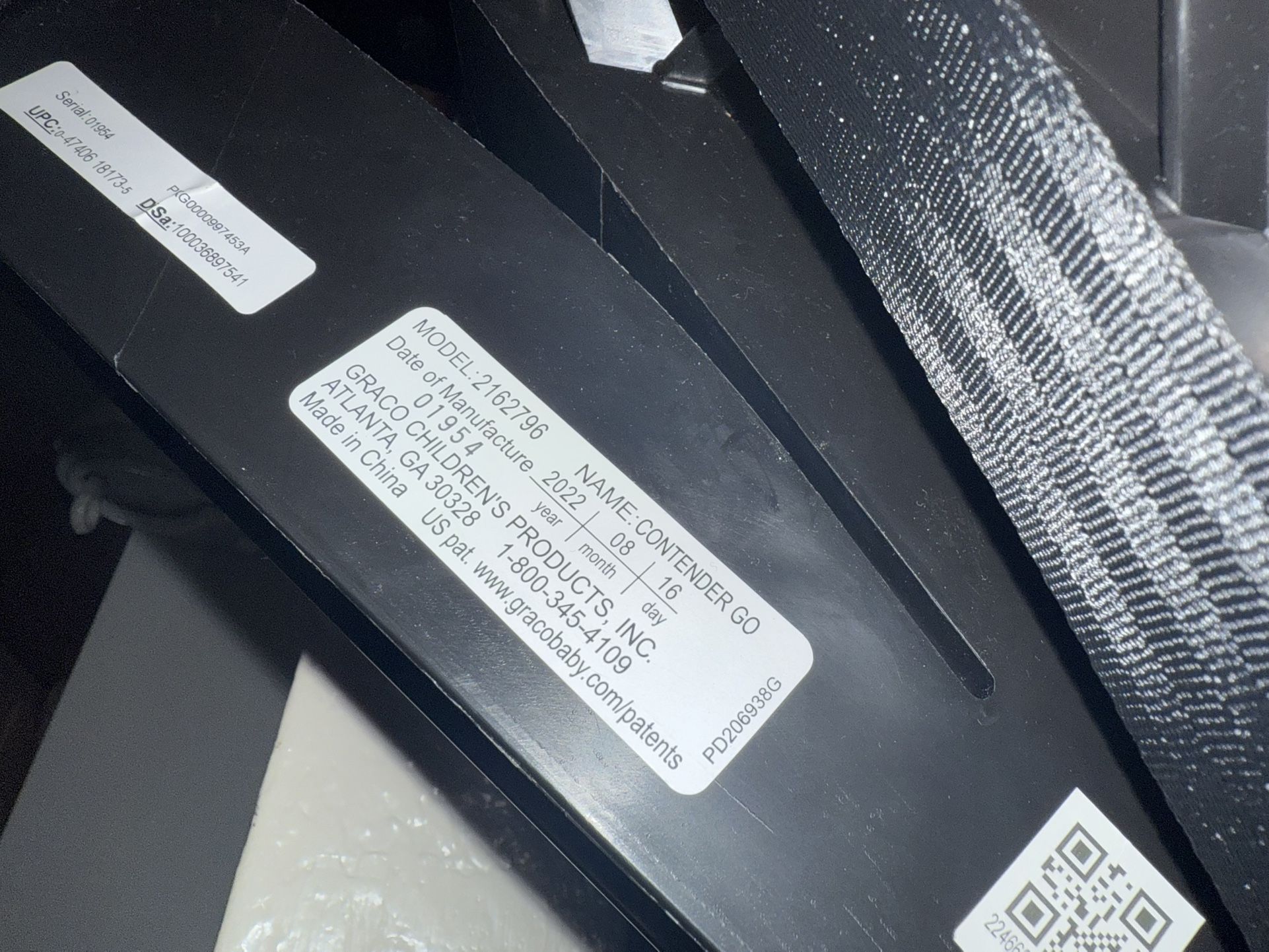 Graco contender go Car Seat