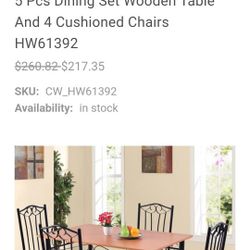 Dining Table Set