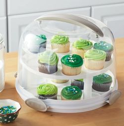 3 in 1 Round Clear Cake Carrier