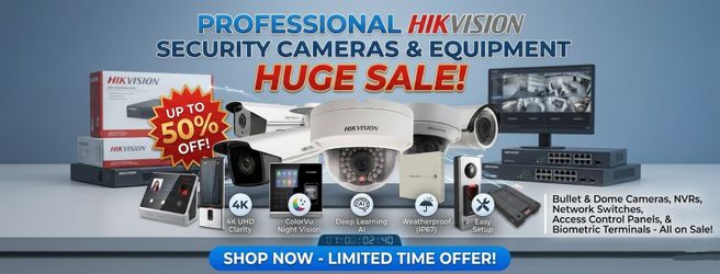 Ultimate Security Blowout: Hikvision Professional Gear