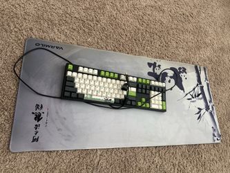 Varmilo VA108M Panda Mechanical Keyboard + XL Desk Mat – $60