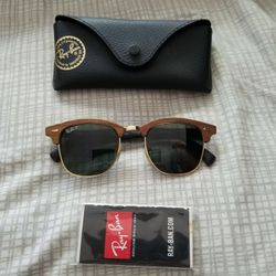 Ray ban  sunglasses  like new. real glass not plastic.