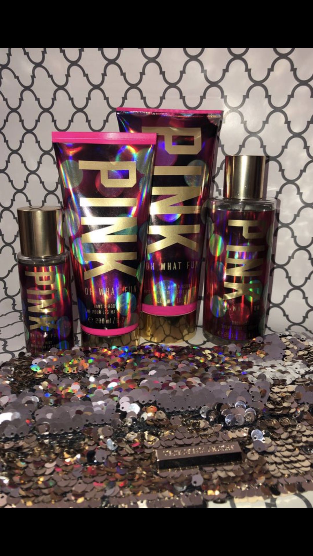 Victoria’s Secret ‘OH WHAT FUN’ Limited Edition 5pc set NEW