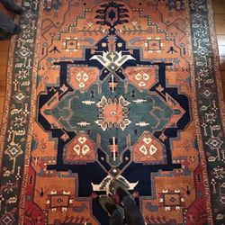 Heriz rug from Northwest Persia (modern-day Iran).