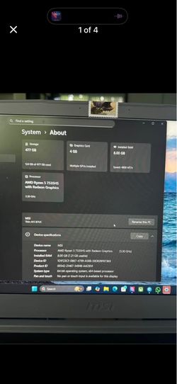 MSI Gaming Laptop 2024