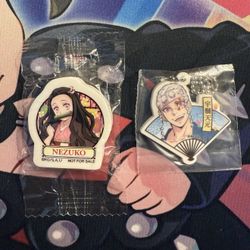 Demon Slayer Kimetsu no Yaiba Tengen Uzui Rubber Keychain Nezuko Eraser Japanese