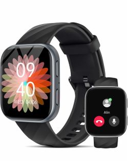 New Smart Watch for Men Women(Make/Answer Call), 1.85" Smartwatch with 24/7 Heart Rate & Blood Pressure Monitor, Blood Oxy-gen Sleep Tracking, 120+ Sp