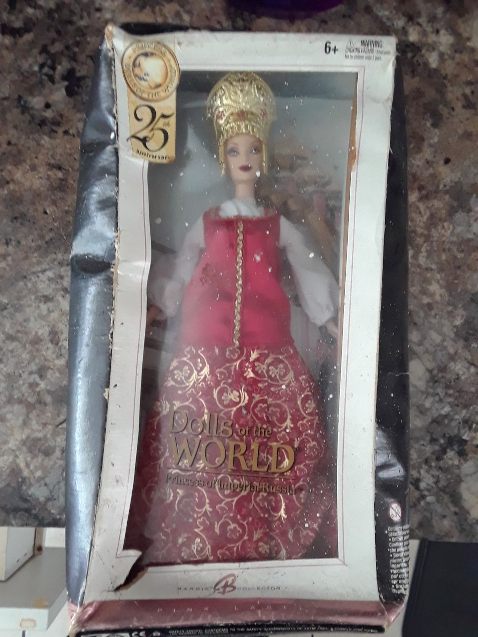 Barbie 25th edition World Doll.. this doll is the Princess Russia Edition