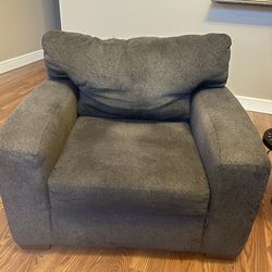 2 Extra Large Plush Chairs
