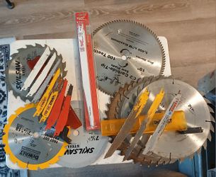 Variety Of Saw Blades New and  Slighty Used