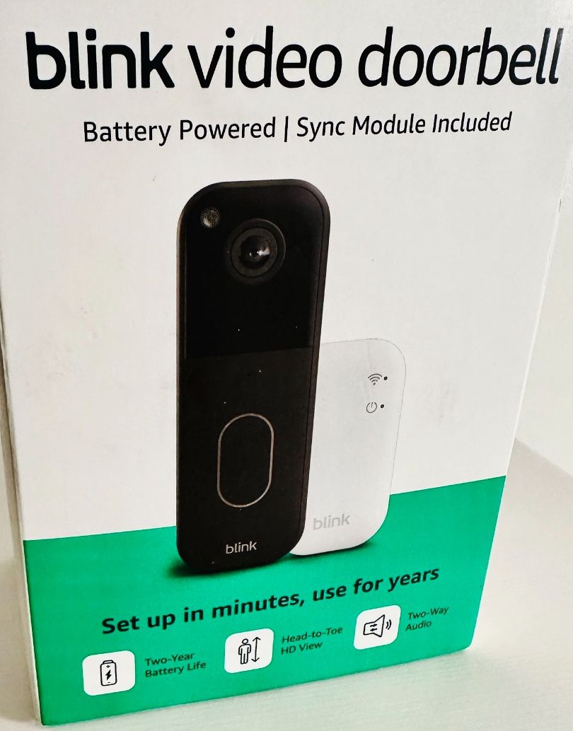 Blink Video Doorbell Camera 