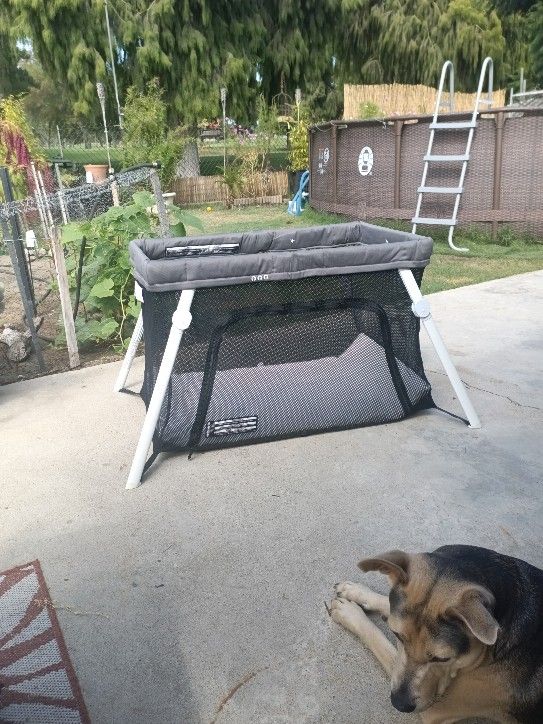 ​For Sale: Guava Family Lotus Travel Crib & Playard
​Description:
​Selling our Guava Family Lotus Travel Crib, 