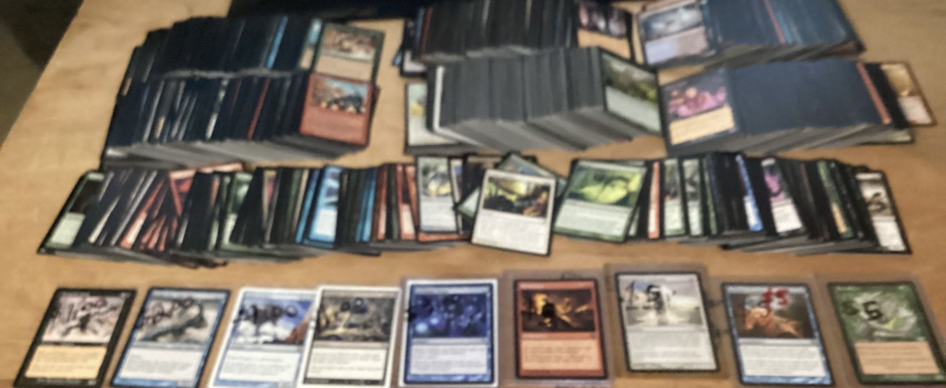 Over 1300 Magic the gathering card lot from the 2000s/2000 Through 2009 No foils