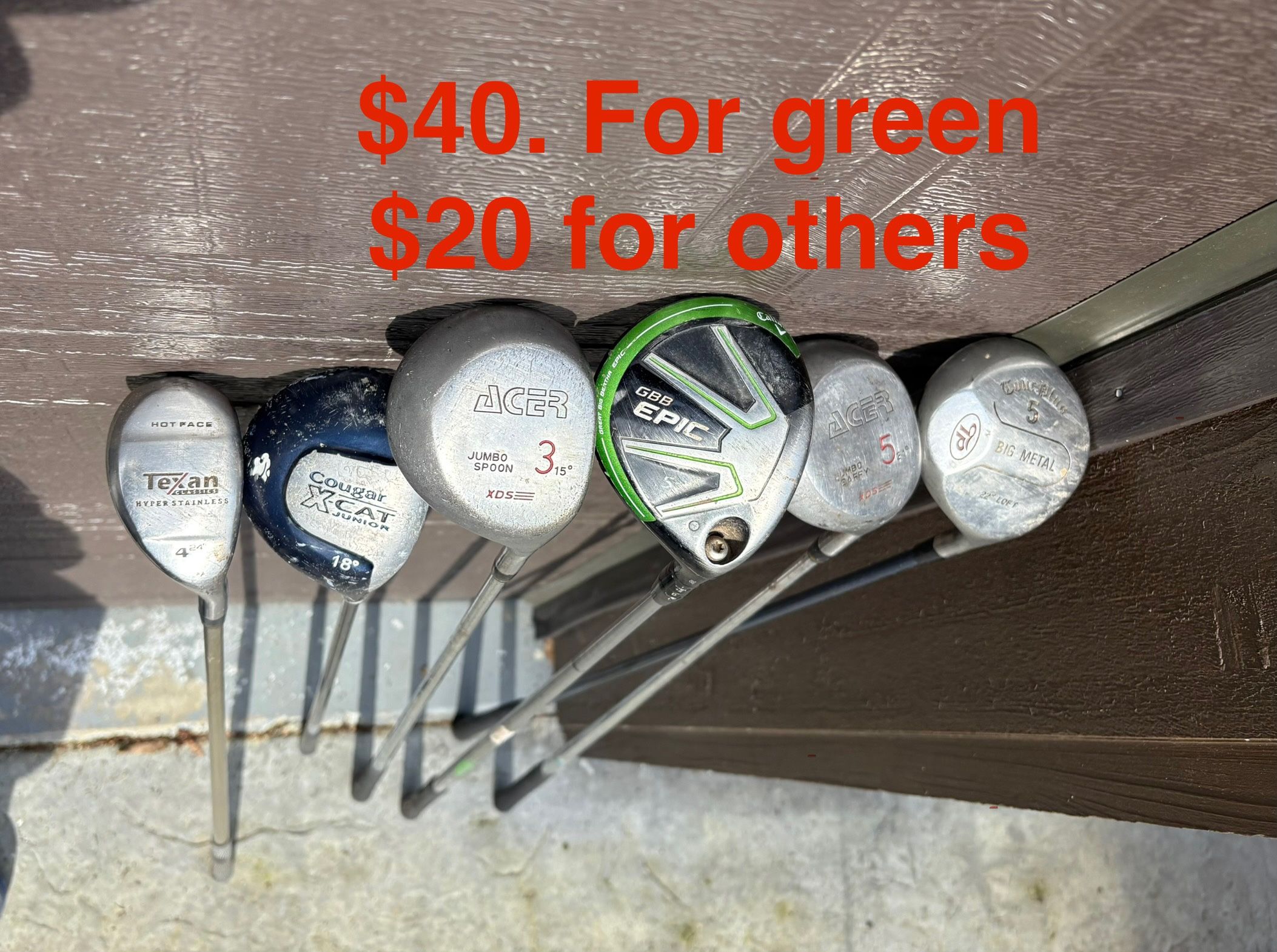 Random Extra Golf Clubs