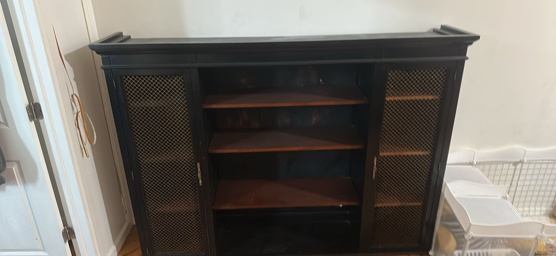 Black And Brown Entertainment Stand