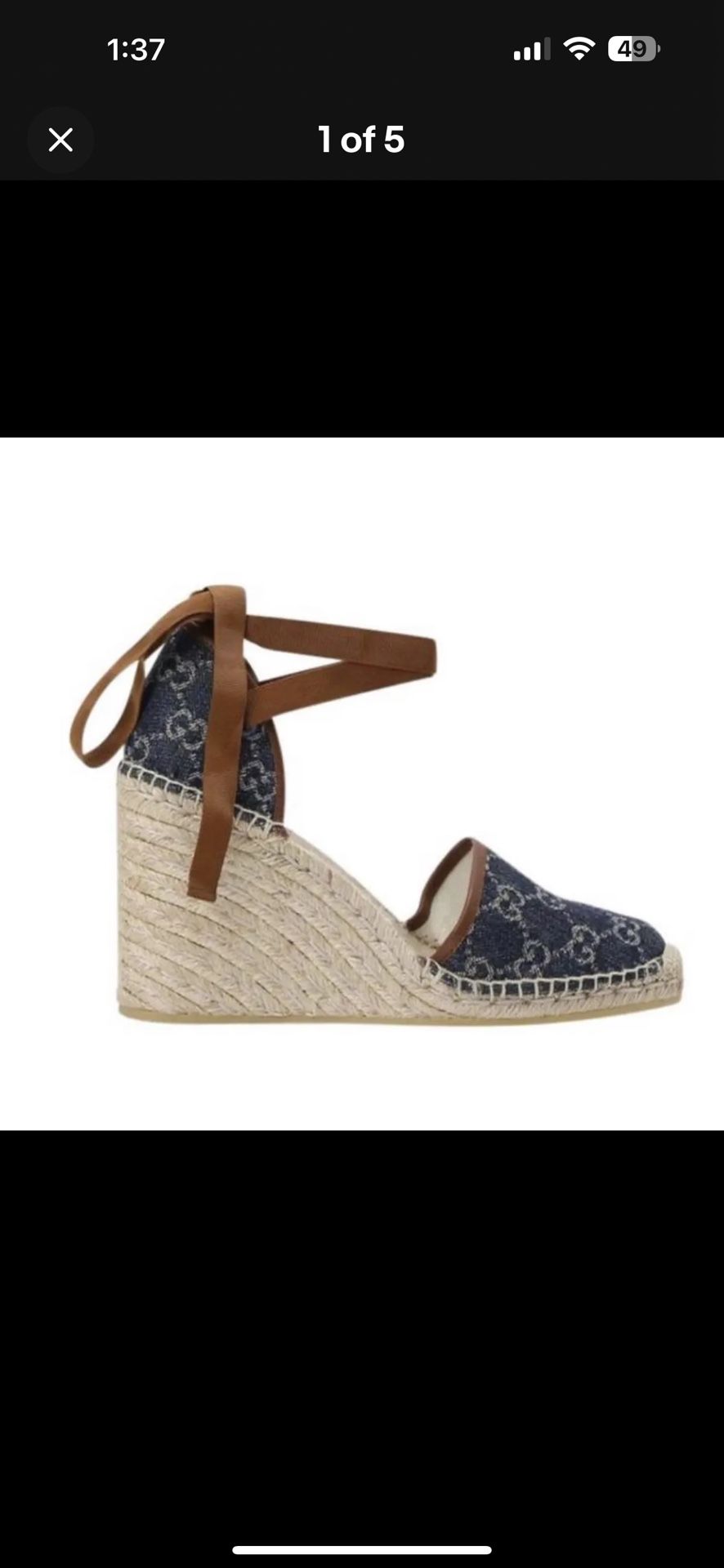 Gucci Denim Blue Espadrilles