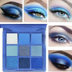 Mermaid Blue Vibrant Eyeshadow Palette