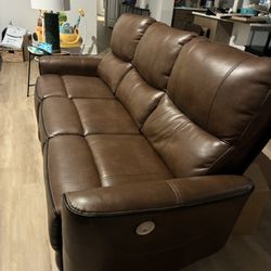Faux Leather Recliner Sofas 