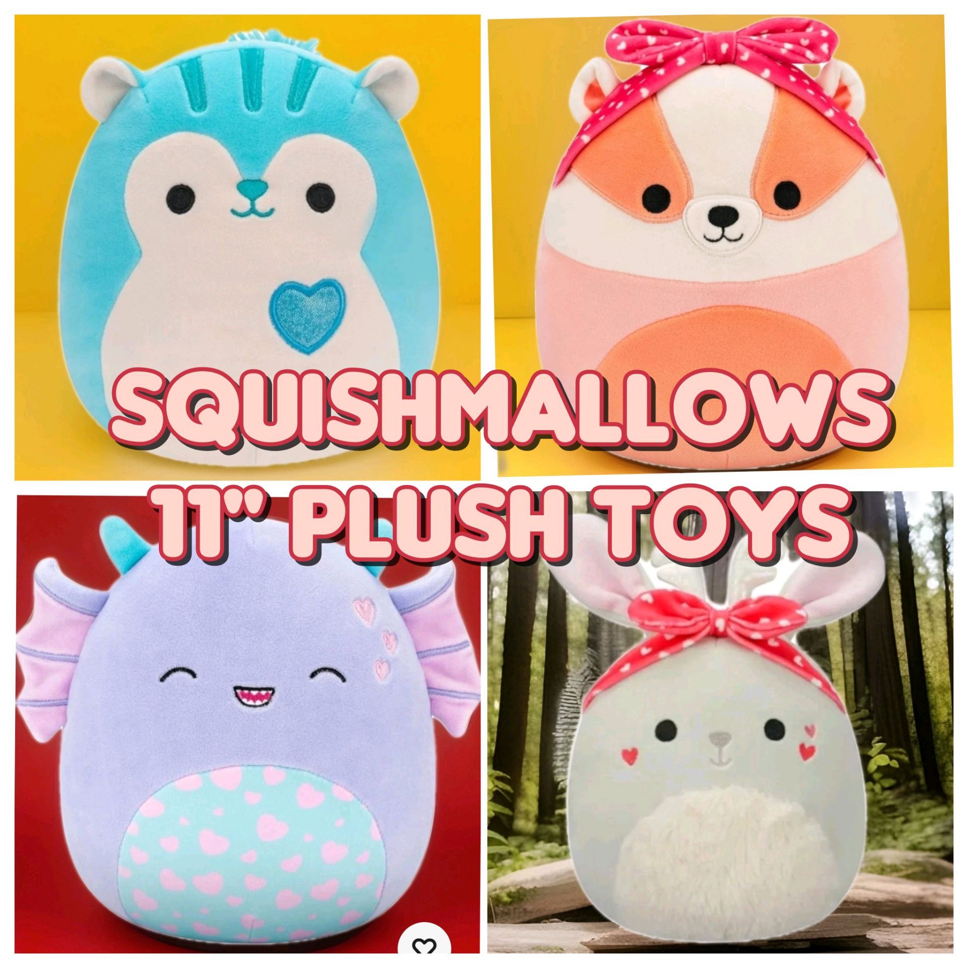 Squishmallows 11" Set of 4 -$20 for all