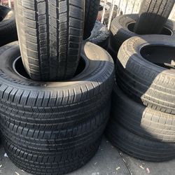 Set Of Four Wheels Size P265/70R17 Brand Michelin