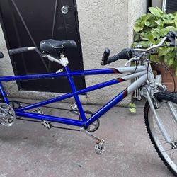 Beautiful Dualie Tandem Cruiser bike 