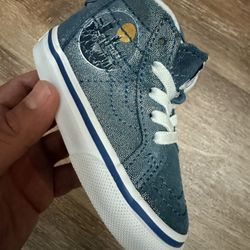 Vans x Harry Potter Sk8-Hi Zip Hogwarts Toddler 5 Baby Size Blue Shoes 721356