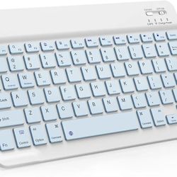 Bluetooth Keyboard, Rechargeable Compatible for iPad Pro, Air, Mini, Phone, Tablet, Samsung, Xiaomi, iOS, Android, Windows, Chrome Os