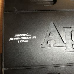 3000.  Watts Audio Pipe Monoblok 1 Ohm 