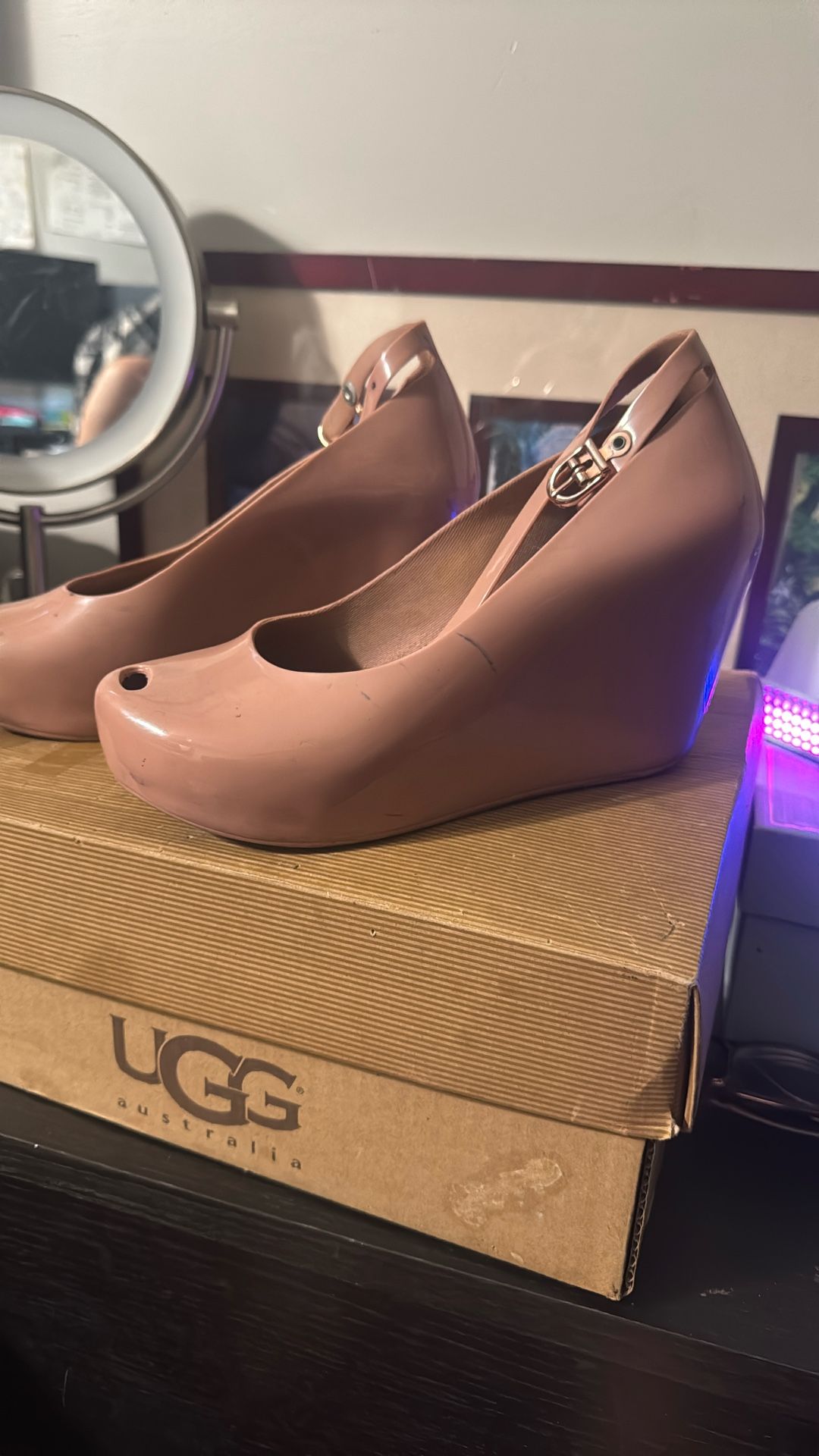 Nude Pink Heels Size 7