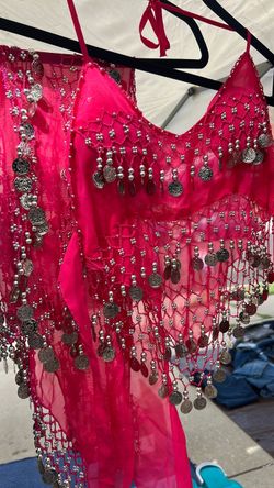 Belly dancer, hot pink one size