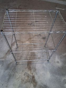 Metal shelf