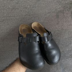 BIRKENSTOCK Boston Oiled Leather Clogs