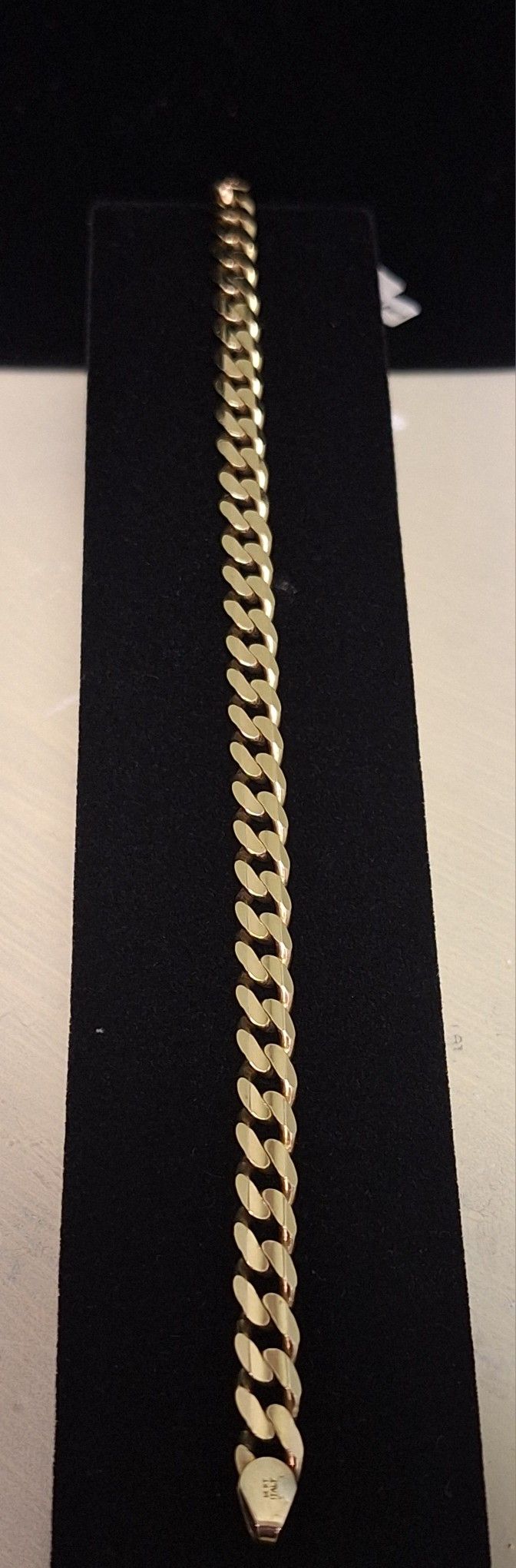 THICK CURB BRACELET 14K YG / 16.7G