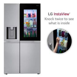 LG  'InstaView'
French Door Refrigerator