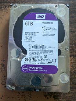 WD Purple 6TB Surveillance Hard Drive