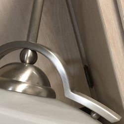 Brushed Nickel Hanging Light