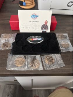 Sam Bass NASCAR Coins