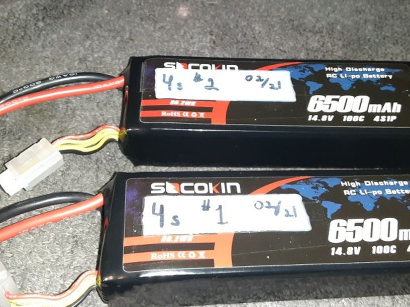 4s Lipo Batteries 100c ( Traxxas, Arrma, Losi )