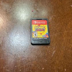 Sonic the hedgehog game for Nintendo switch