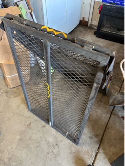 Fireplace/scooter carrier