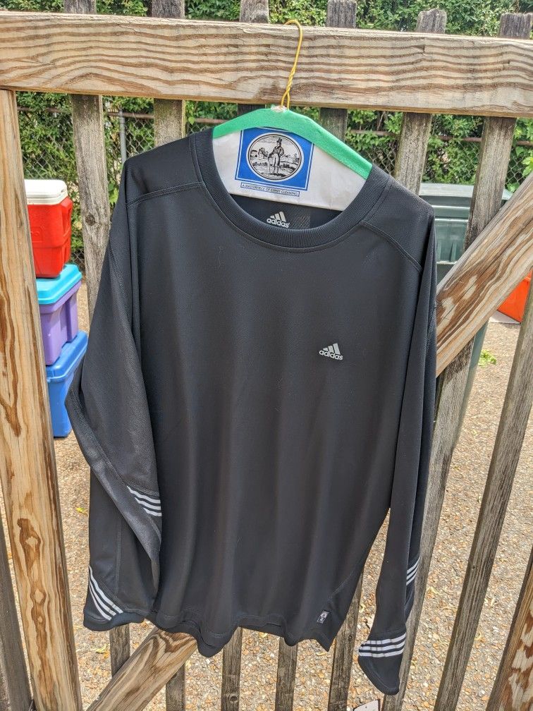 NEW Adidas Men's Black Clima Shirt (XL)