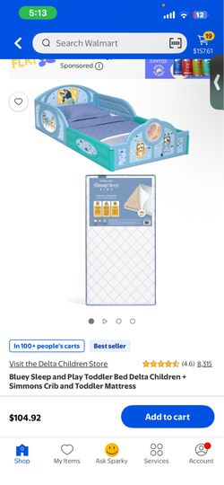 Toddler bed