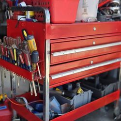 Rolling tool cart