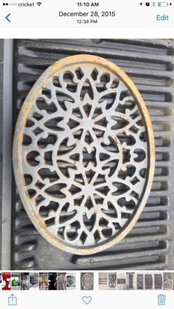 Cast iron decorations
