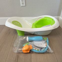 BRAND NEW- NO BOX-Fisher-Price Infant Baby to Toddler Bath 4-In-1 Sling ‘N Seat Tub