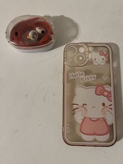Hello Kitty In Ears & iPhone 13 Case Combo